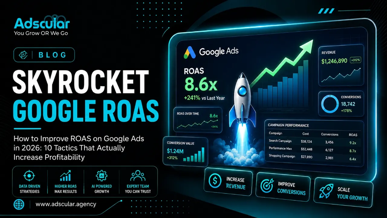 How to Improve ROAS Google Ads 2026 | 10 Proven Tactics