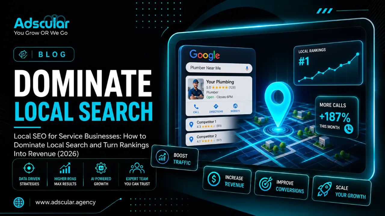 Local SEO for Service Businesses: How to Dominate Local Search and Turn Rankings Into Revenue (2026)