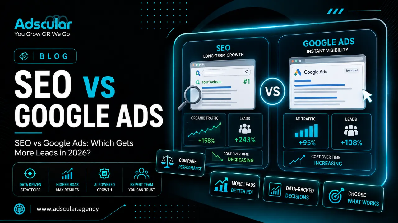 SEO vs Google Ads: Which Gets More Leads in 2026?