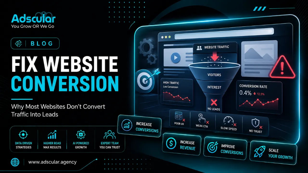 Why Most Websites Don't Convert Traffic Into Leads